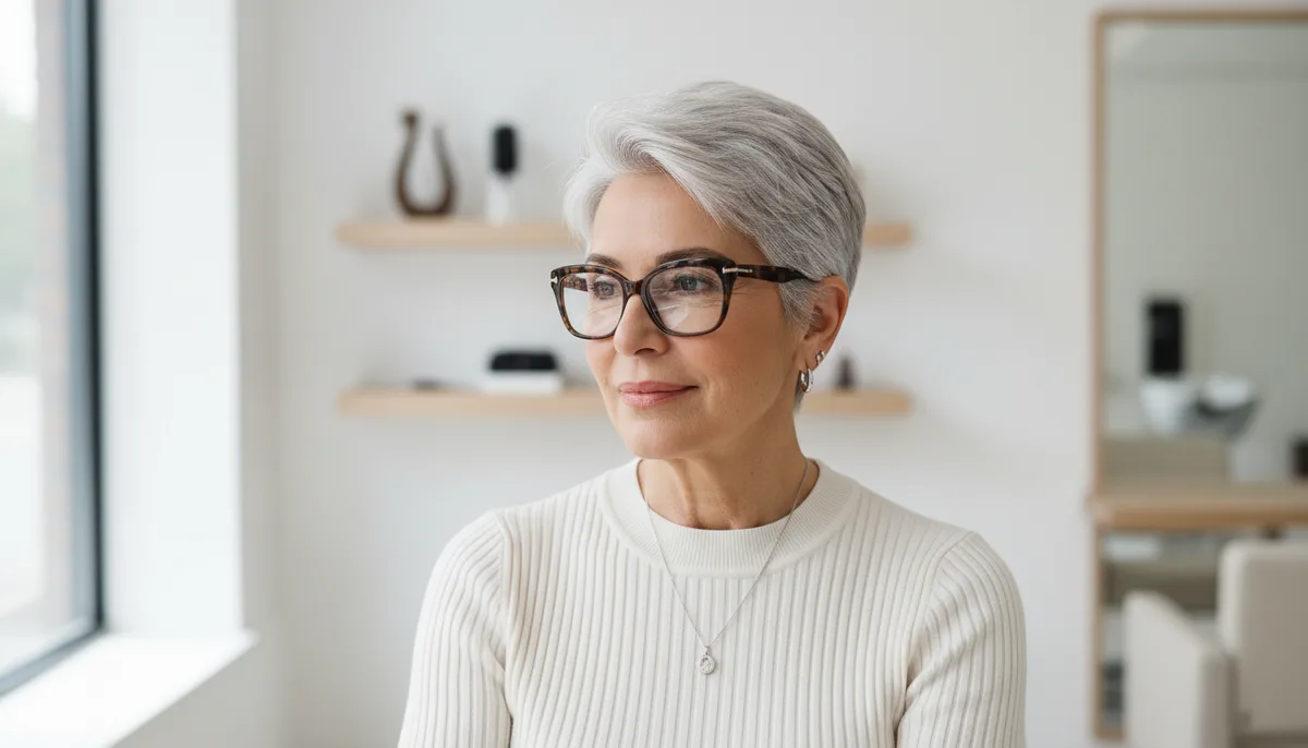Coiffure femme 70 ans avec lunettes : coupes flatteuses et conseils - article conseils capillaires