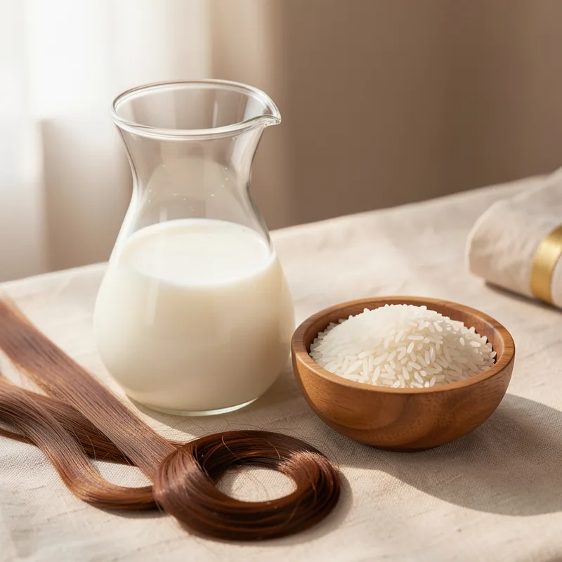 Eau de riz sur les cheveux : bienfaits, recette et dangers - article conseils capillaires