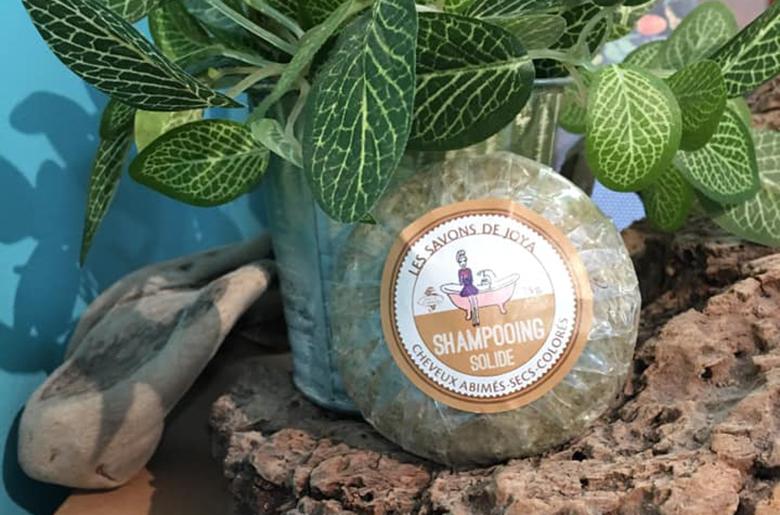 Vente de shampooings solides au salon Isabelle Coiffure
